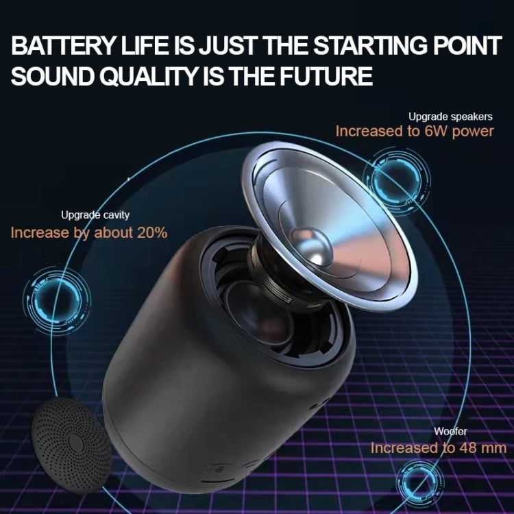 T&G TG288 TWS Portable LED Light Bluetooth Speaker(Green) - Desktop Speaker by T&G | Online Shopping South Africa | PMC TechLife | Buy Now Pay Later Mobicred