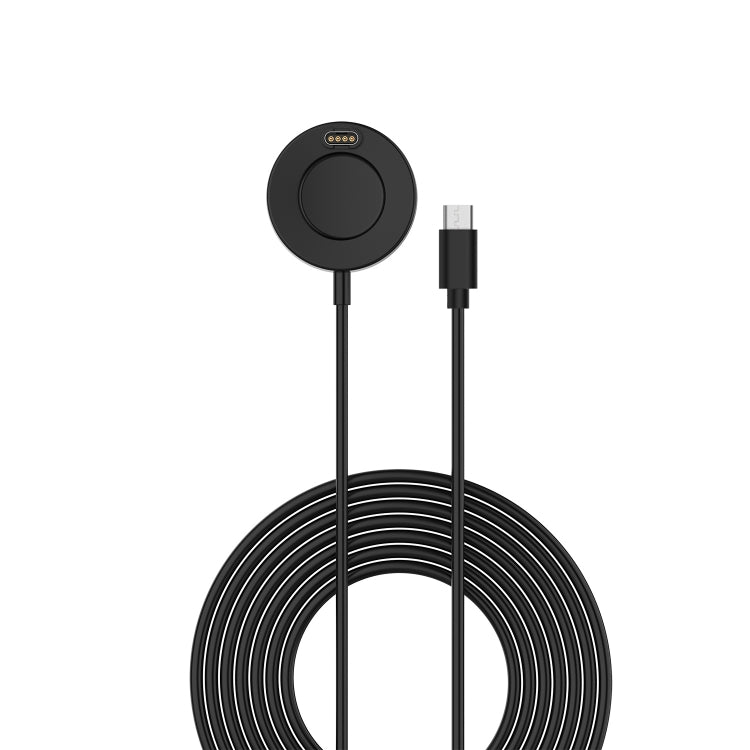 Compatible with Garmin EPIX 2 Type-C / USB-C Interface Watch Charger With Data Function(Black)