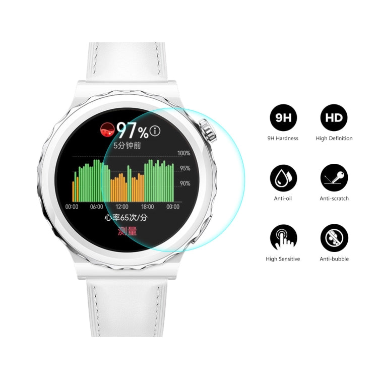 5 PCS For Huawei Watch GT 3 Pro 43mm ENKAY 0.2mm 9H Tempered Glass Screen Protector Watch Film