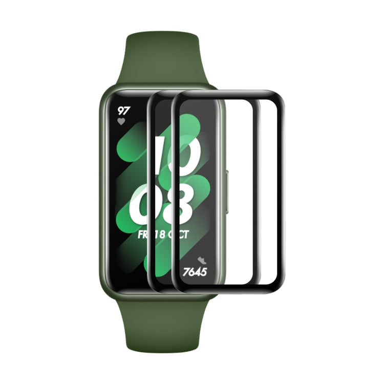 2 PCS For Huawei Band 7/6 / Honor Band 6 ENKAY 3D Full Coverage Soft PC Edge + PMMA HD Screen Watch Film - Screen Protector by ENKAY | Online Shopping South Africa | PMC Jewellery | Buy Now Pay Later Mobicred