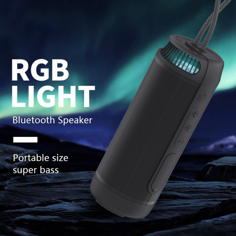 NewRixing NR9015 14W Portable IPX6 Water-resistant TWS Stereo Bluetooth Speaker(Green)