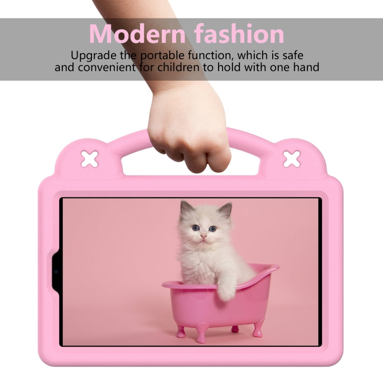 For Samsung Galaxy Tab A7 Lite 8.7 2021 T220/T225 Handle Kickstand Children EVA Shockproof Tablet Case(Pink)