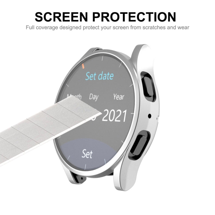 For Samsung Galaxy Watch5 44mm ENKAY Hat-Prince Full Coverage Electroplated Soft TPU Case(Rose Gold) - Watch Cases by ENKAY