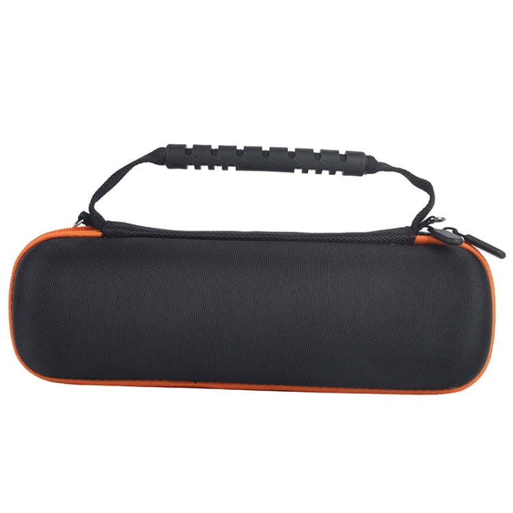 For JBL Flip 6 Portable Storage Box Case(Black Orange)