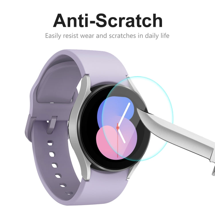 2 PCS For Samsung Galaxy Watch5 40mm ENKAY Hat-Prince Crystal Anti-scratch Screen Protector Film