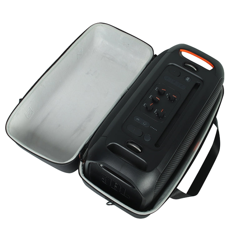 For JBL Partybox on-the-GO Bluetooth Speaker Carry Bag Storage Box Case(Black + Grey)
