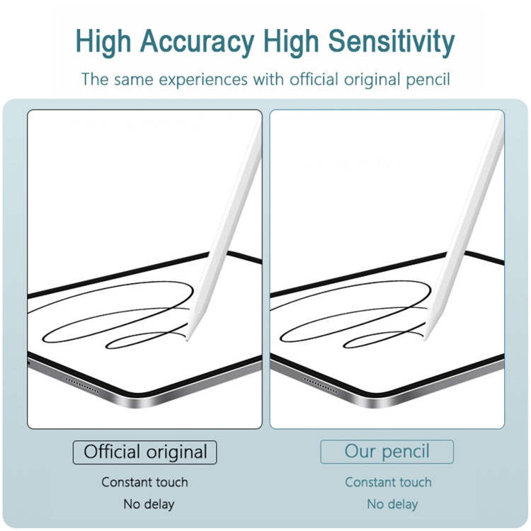 Tablet Phone Universal Capacitive Stylus For iPad Mini6/Mini5/Air3 10.5/Pro 11/Air4 10.9/ 10.2 /Pro 12.9 (White)