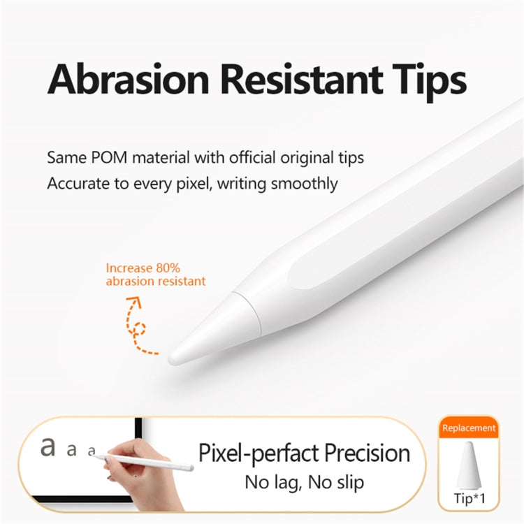 Tablet Phone Universal Capacitive Stylus For iPad Mini6/Mini5/Air3 10.5/Pro 11/Air4 10.9/ 10.2 /Pro 12.9 (White)
