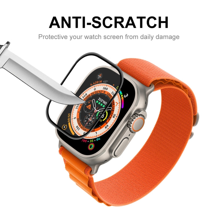 10 PCS ENKAY 3D Soft PC Edge PMMA Screen Film For Apple Watch Ultra / Ultra 2 / Ultra 3 49mm - Front Protector by ENKAY | Online Shopping South Africa | PMC Jewellery | Buy Now Pay Later Mobicred