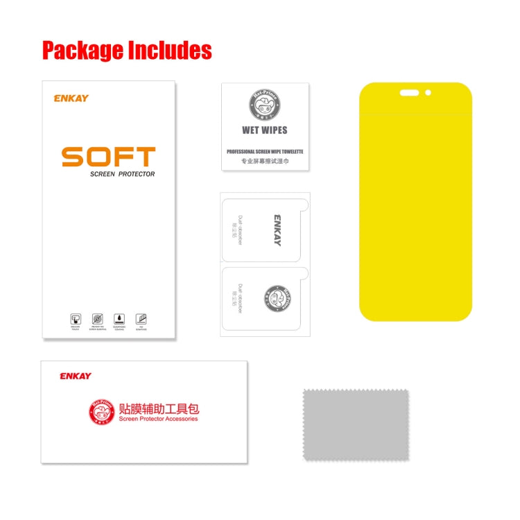 1 PCS ENKAY Full Glue Explosion-proof Hydrogel Film For iPhone 14 Pro Max - free shipping - PMC Jewellery - Order now!