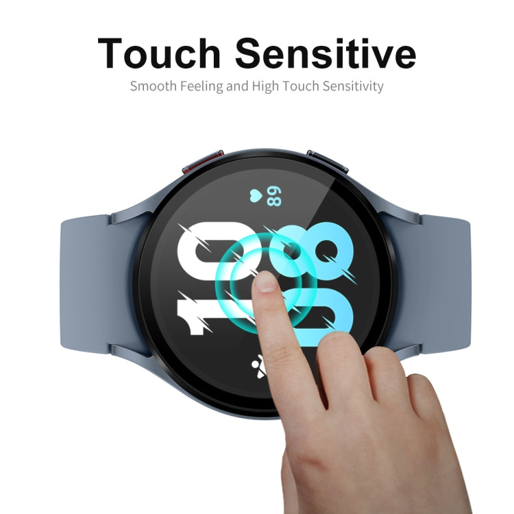 5 PCS For Samsung Galaxy Watch5 44mm ENKAY 9H Full Cover Tempered Glass Watch Film