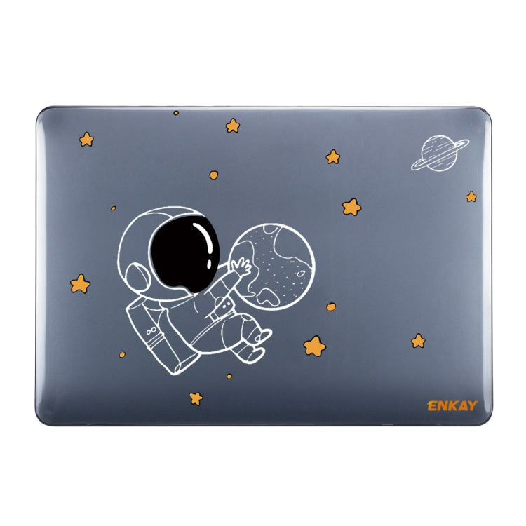 For MacBook Air 13.6 inch A2681 ENKAY Hat-Prince Spaceman Pattern Protective Crystal Case Cover Hard Shell(Spaceman No.5)