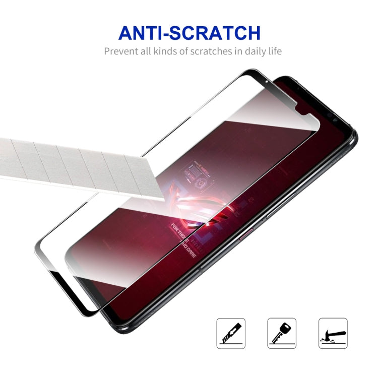 For Asus Rog Phone 6 / 6D / 6 Pro 2pcs ENKAY Full Glue 0.26mm 9H 2.5D Tempered Glass Full Film - ASUS Tempered Glass by ENKAY | Online Shopping South Africa | PMC Jewellery | Buy Now Pay Later Mobicred