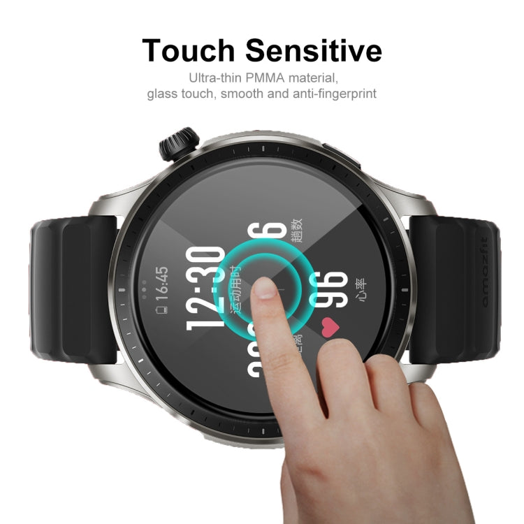 5pcs For Amazfit GTR 4 ENKAY 3D Full Coverage Soft PC Edge + PMMA HD Screen Protector Film - Screen Protector by ENKAY | Online Shopping South Africa | PMC Jewellery | Buy Now Pay Later Mobicred