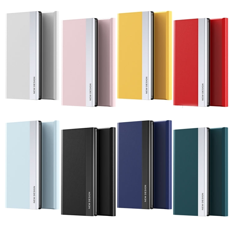 For Samsung Galaxy S23 Ultra 5G Side Electroplated Adsorption Leather Phone Case(White) - free shipping - PMC Jewellery - Order now!