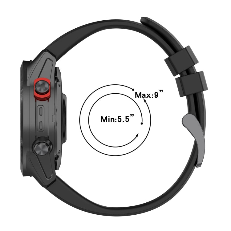 Compatible with Garmin Compatible witherunner 935 22mm Two-Color Sports Silicone Watch Band(Red+Black) - free shipping - PMC TechLife - Order now!