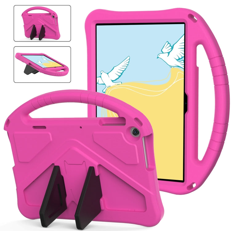 For Lenovo Tab M10 3rd Gen TB328FU / TB328XU 2022 EVA Shockproof Tablet Protective Case with Holder(Rose Red)