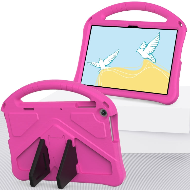 For Lenovo Tab M10 3rd Gen TB328FU / TB328XU 2022 EVA Shockproof Tablet Protective Case with Holder(Rose Red)