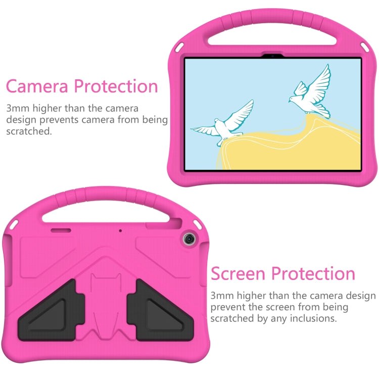 For Lenovo Tab M10 3rd Gen TB328FU / TB328XU 2022 EVA Shockproof Tablet Protective Case with Holder(Rose Red)