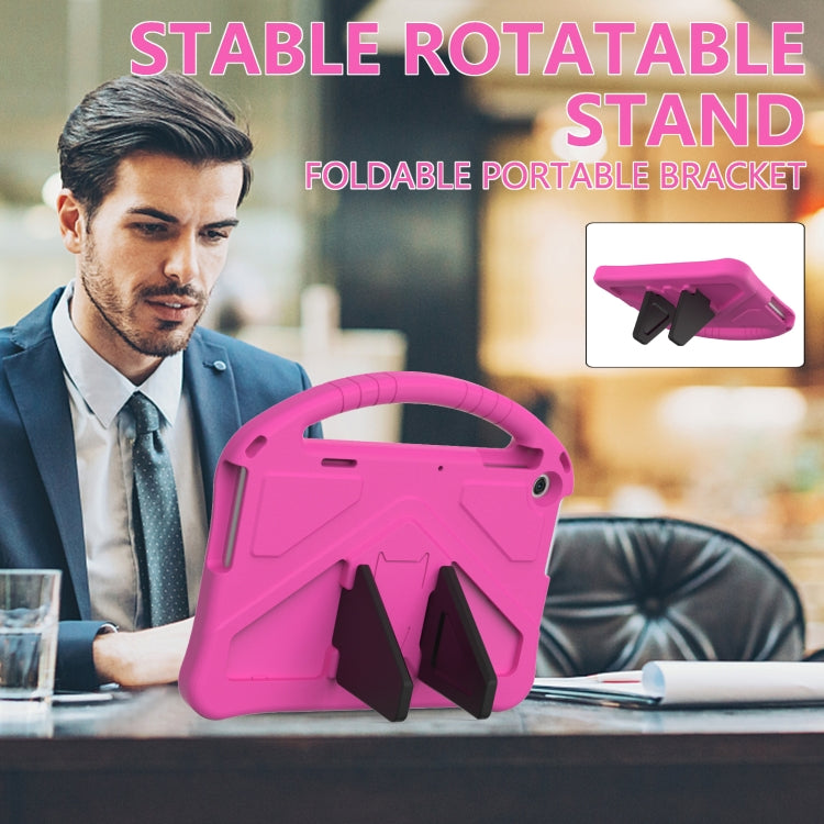 For Lenovo Tab M10 3rd Gen TB328FU / TB328XU 2022 EVA Shockproof Tablet Protective Case with Holder(Rose Red)