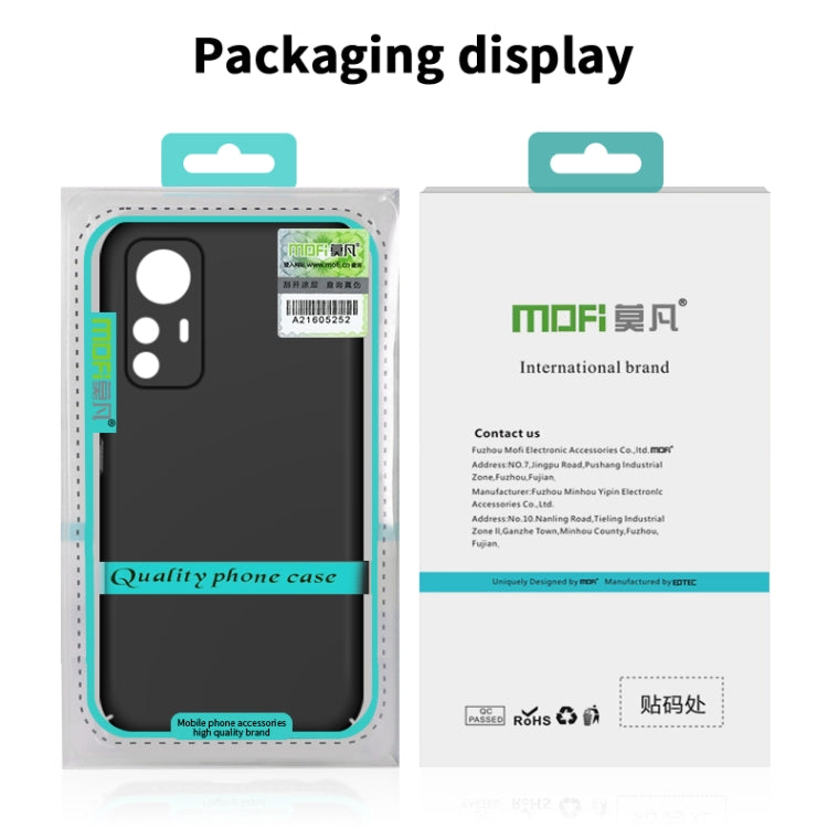 For Xiaomi 12T / Redmi K50 Ultra MOFI Micro Frosted PC Ultra-thin Hard Case(Blue) - free shipping - PMC Jewellery - Order now!
