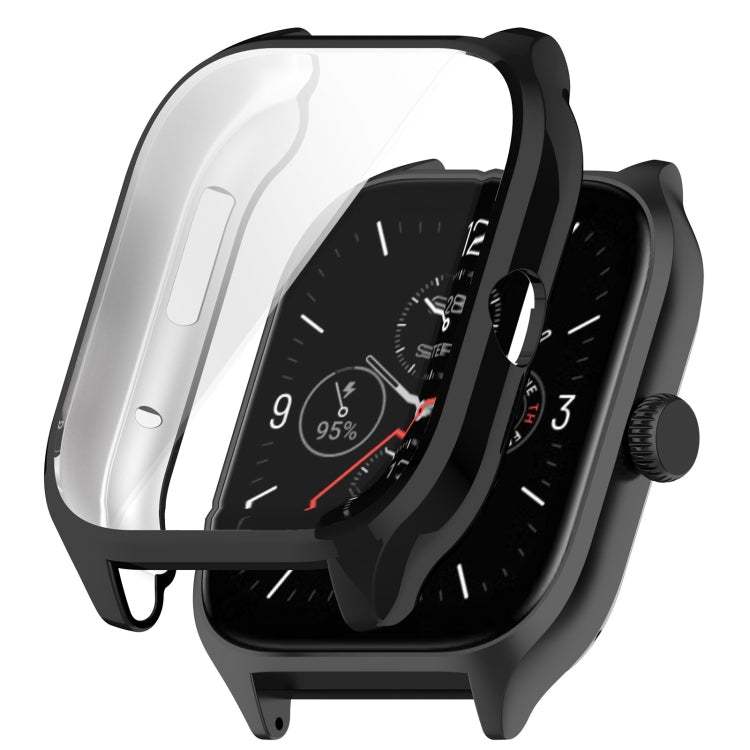 For Amazfit GTS 4 TPU Full-Enclosed Watch Case(Black) - Watch Cases by PMC Jewellery | Online Shopping South Africa | PMC Jewellery | Buy Now Pay Later Mobicred
