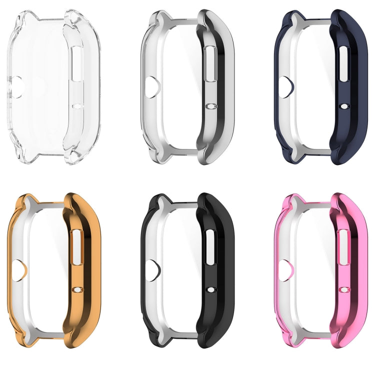 For Amazfit GTS 4 TPU Full-Enclosed Watch Case(Black) - Watch Cases by PMC Jewellery | Online Shopping South Africa | PMC Jewellery | Buy Now Pay Later Mobicred