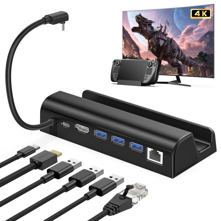 For Steam Deck Expansion Dock Charging Dock Charging Dock HDMI Gigabit Network Port Converter - free shipping - PMC Jewellery - Order now!