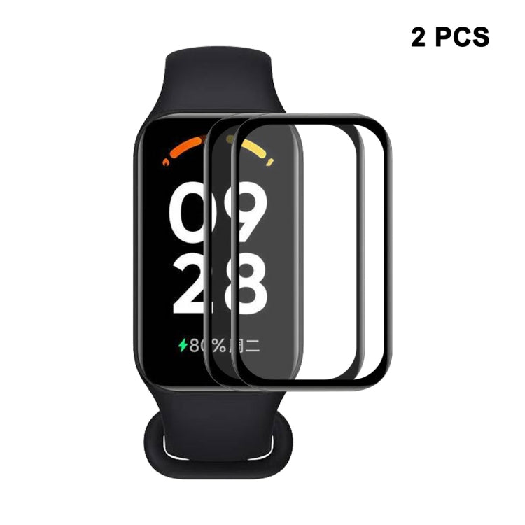 2 PCS For Redmi Smart Band 2 ENKAY Hat-Prince 3D Full Coverage Soft PC Edge + PMMA HD Screen Protector Film - free shipping - PMC Jewellery - Order now!