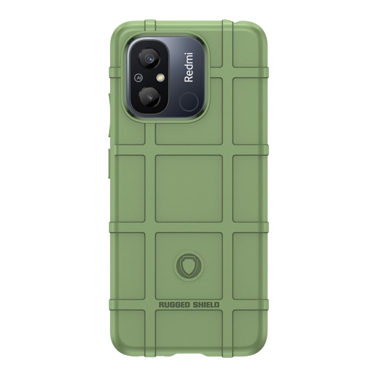 For Xiaomi Redmi 12C Full Coverage Shockproof TPU Case(Green)