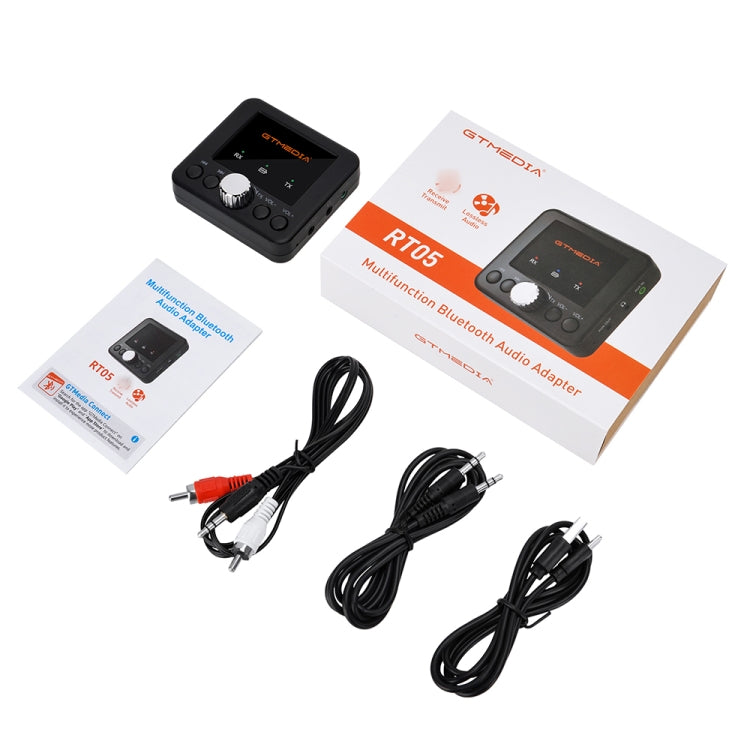 GTMEDIA RT05 Bluetooth 5.0 Audio Receiver & Transmitter 2 in 1 Adapter - Audio Receiver Transmitter by PMC TechLife | Online Shopping South Africa | PMC TechLife