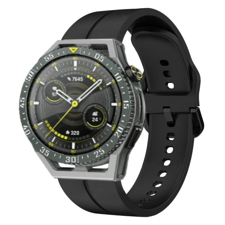 For Huawei Watch GT 3 SE 22mm Loop Silicone Watch Band(Black) - Watch Bands by PMC Jewellery | Online Shopping South Africa | PMC Jewellery | Buy Now Pay Later Mobicred