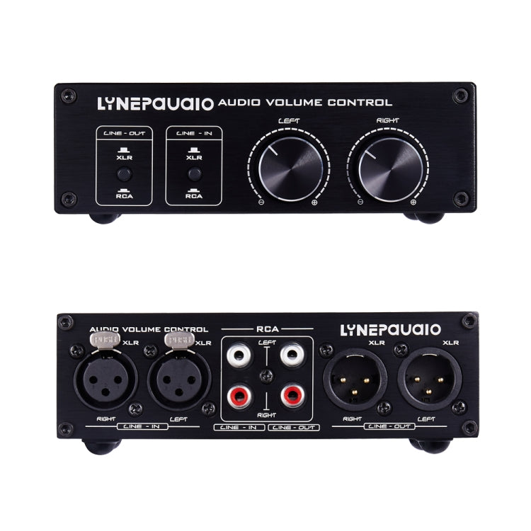 2 In and 2 Out Switcher Volume Controller, RCA signal switches to XLR balanced signal and no need for power supply. It provides RCA and XLR interfaces, independent L/R channel volume adjustment, which is suitable for devices with volume adjustment need - by PMC Jewellery | Online Shopping South Africa | PMC Jewellery
