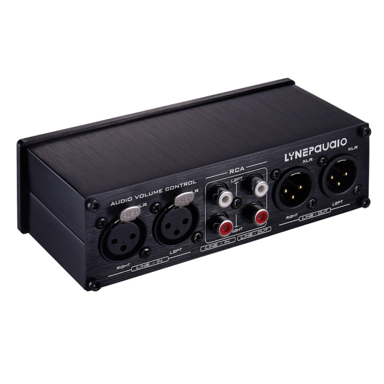 2 In and 2 Out Switcher Volume Controller, RCA signal switches to XLR balanced signal and no need for power supply. It provides RCA and XLR interfaces, independent L/R channel volume adjustment, which is suitable for devices with volume adjustment need - by PMC Jewellery | Online Shopping South Africa | PMC Jewellery