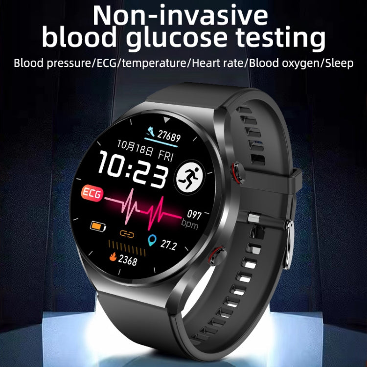 E09 1.32 inch Color Screen Smart Watch,Support Heart Rate Monitoring / Blood Pressure Monitoring(Black)