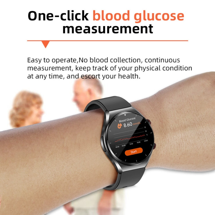 E09 1.32 inch Color Screen Smart Watch,Support Heart Rate Monitoring / Blood Pressure Monitoring(Black)
