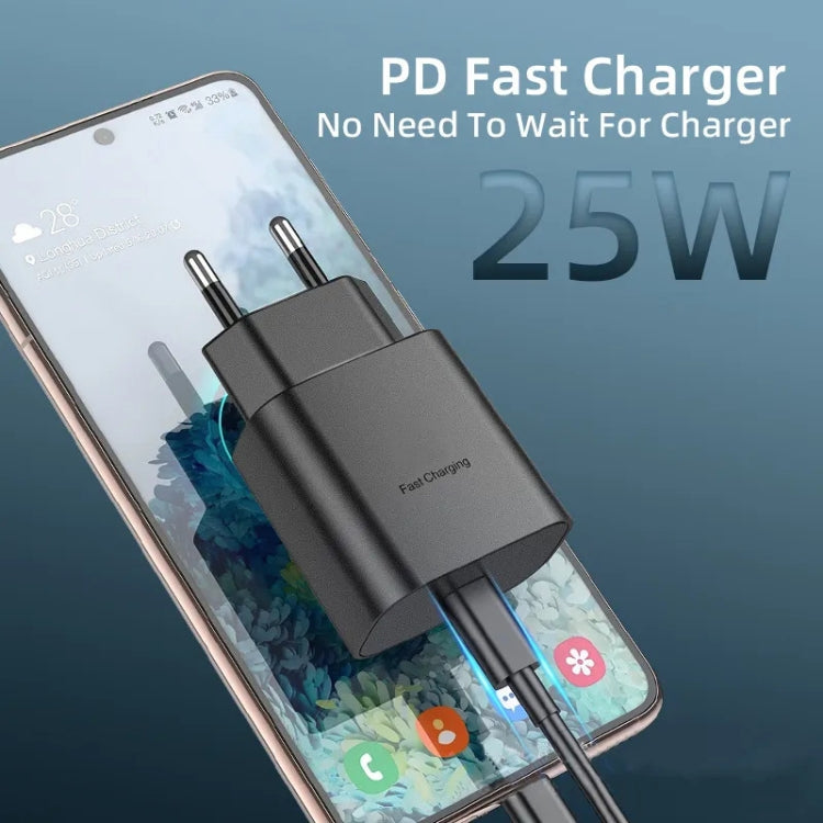TA800 PD / PPS 25W Type-C Port Charger for Samsung, US Plug(White)