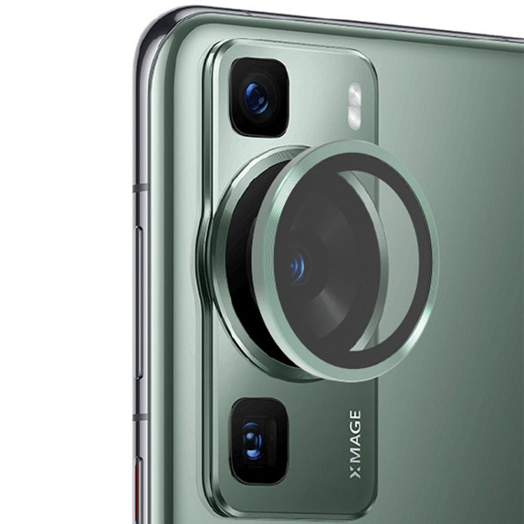 For HUAWEI P60 / P60 Pro / P60 Art ENKAY Hat-Prince 9H Rear Camera Lens Aluminium Alloy Tempered Glass Film(Green)
