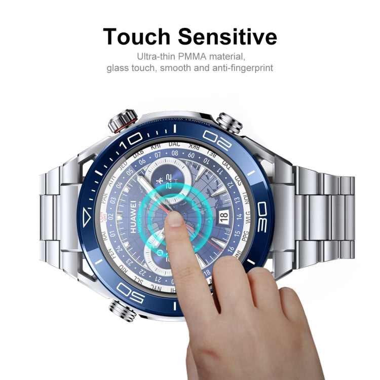 5pcs For Huawei Watch Ultimate ENKAY Hat-Prince 3D Full Coverage Soft PC Edge + PMMA HD Screen Protector Film - Screen Protector by ENKAY | Online Shopping South Africa | PMC Jewellery | Buy Now Pay Later Mobicred