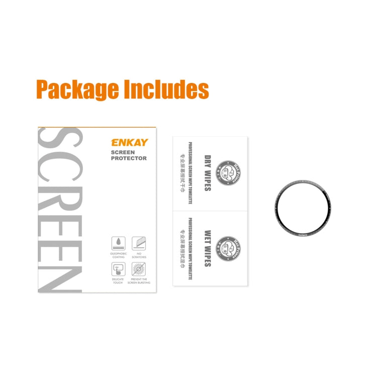 2pcs Compatible with Garmin Compatible witherunner 965 ENKAY Hat-Prince 3D Full Coverage Soft PC Edge + PMMA HD Screen Protector Film - Screen Protector by ENKAY | Online Shopping South Africa | PMC Jewellery | Buy Now Pay Later Mobicred
