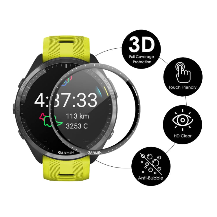 2pcs Compatible with Garmin Compatible witherunner 965 ENKAY Hat-Prince 3D Full Coverage Soft PC Edge + PMMA HD Screen Protector Film - Screen Protector by ENKAY | Online Shopping South Africa | PMC Jewellery | Buy Now Pay Later Mobicred