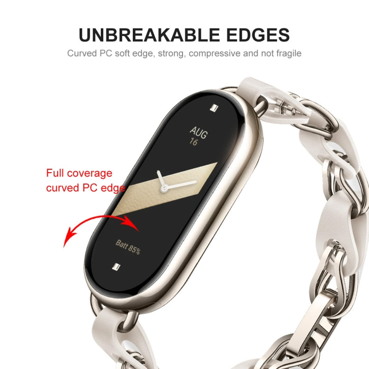10pcs For Xiaomi Band 8 ENKAY Hat-Prince 3D Full Coverage Soft PC Edge + PMMA HD Screen Protector Film - Screen Protector by ENKAY | Online Shopping South Africa | PMC Jewellery | Buy Now Pay Later Mobicred