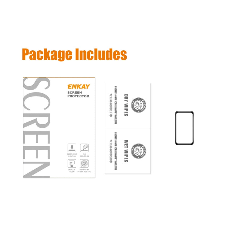 1pcs For Huawei Band 8 / 9 ENKAY Hat-Prince 3D Full Coverage Soft PC Edge + PMMA HD Screen Protector Film - Screen Protector by ENKAY | Online Shopping South Africa | PMC Jewellery | Buy Now Pay Later Mobicred
