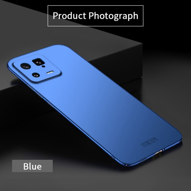 For Xiaomi 13 MOFI Frosted Ultra-thin PC Hard Case(Blue)
