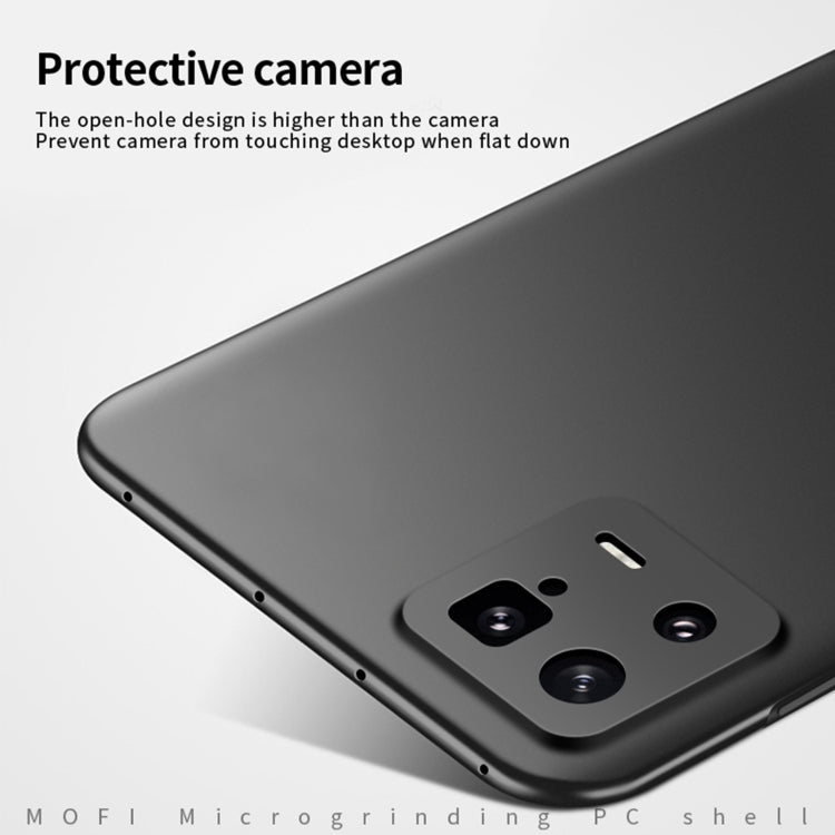For Xiaomi 13 MOFI Frosted Ultra-thin PC Hard Case(Blue)