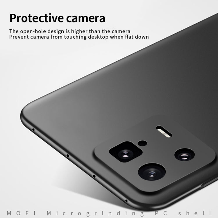 For Xiaomi 13 Pro MOFI Frosted Ultra-thin PC Hard Case(Black)