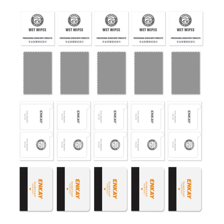 For Xiaomi 13 Pro / 13 Ultra 5pcs ENKAY Hat-Prince 3D Curved Full Glue Tempered Glass Film