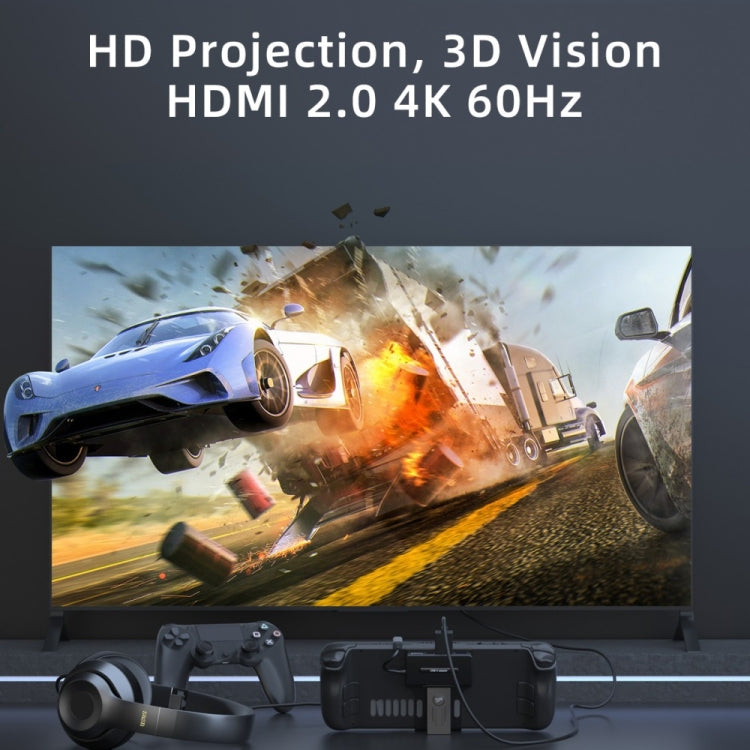 V266 For Steam Deck 5 in 1 Bracket Docking Station Charging Base Support 4K/60Hz USB3.0 - free shipping - PMC Jewellery - Order now!