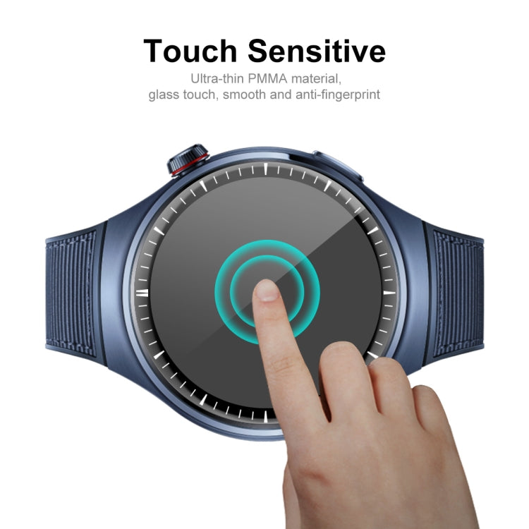 2pcs For Huawei Watch 4 Pro ENKAY 3D Full Coverage Soft PC Edge + PMMA HD Screen Protector Film