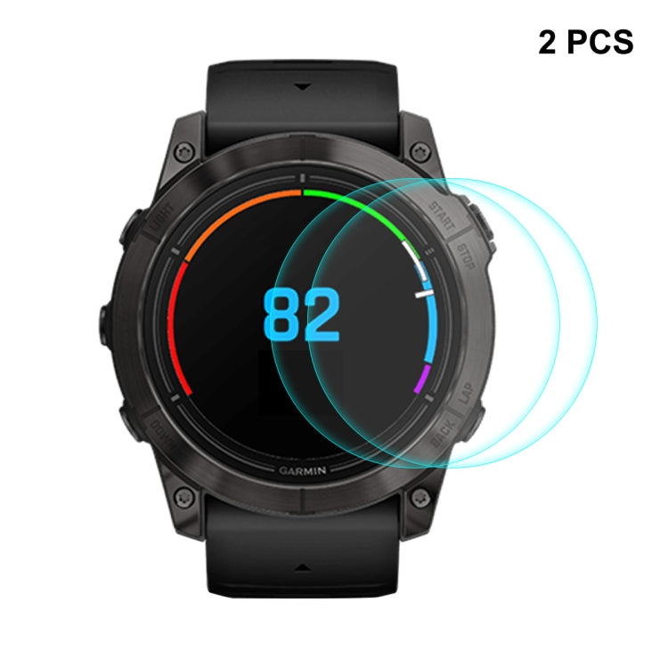 For Garmin Epix Pro Gen 2 51mm 2pcs ENKAY 0.2mm 9H Tempered Glass Screen Protector Watch Film